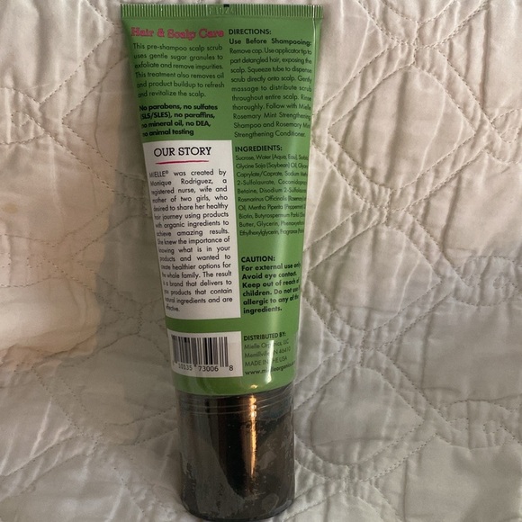 Mielle Rosemary Mint Clarifying Sugar Scalp Scrub w Biotin 6 Oz New & Sealed - Picture 6 of 13